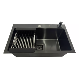 Cuba Gourmet Quadrada Aço Inox 60x40cm Black - Construinox